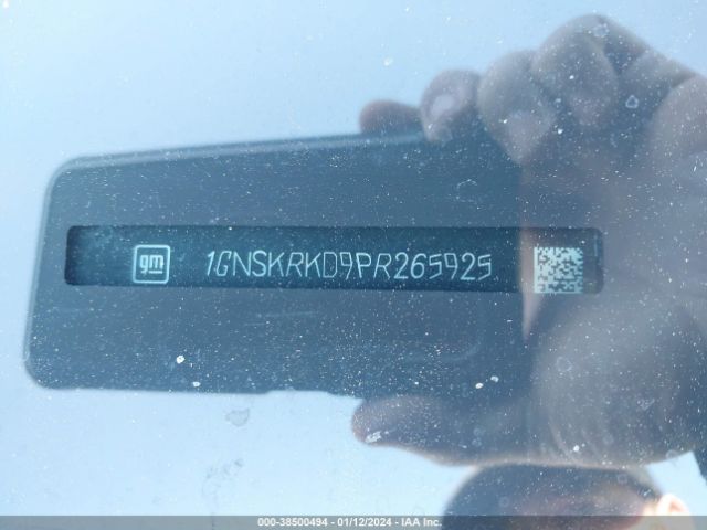1GNSKRKD9PR265925 Chevrolet Tahoe 4wd Rst