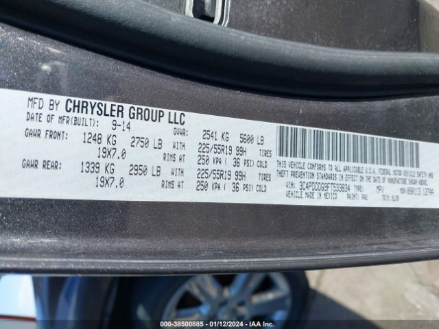 3C4PDDDG9FT533834 Dodge Journey Limited