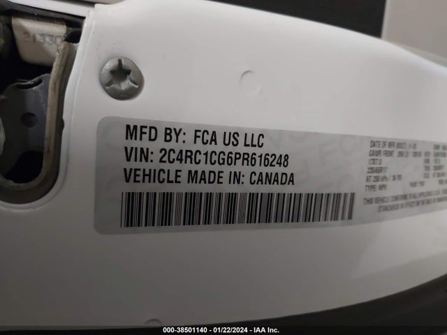2C4RC1CG6PR616248 Chrysler Voyager Lx