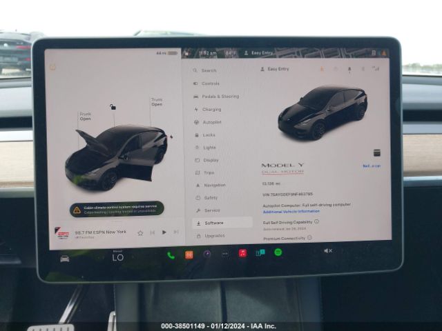 2022 TESLA MODEL Y 7SAYGDEF9NF463785 Photo 6