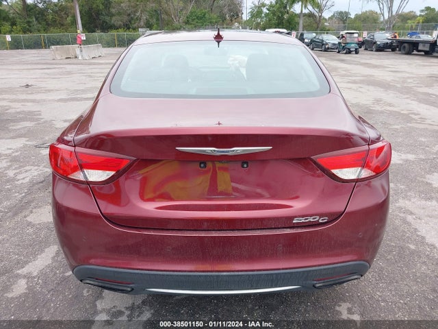 2015 CHRYSLER 200 C VIN: 1C3CCCCG1FN514437