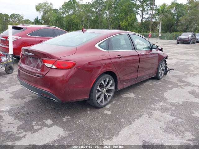 2015 CHRYSLER 200 C VIN: 1C3CCCCG1FN514437