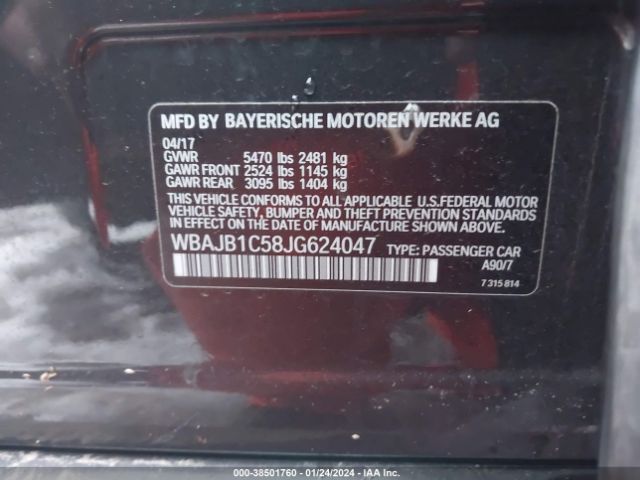 WBAJB1C58JG624047 BMW 530e Xdrive Iperformance