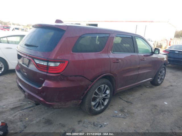 1C4RDHDG7KC827013 Dodge Durango Gt Rwd