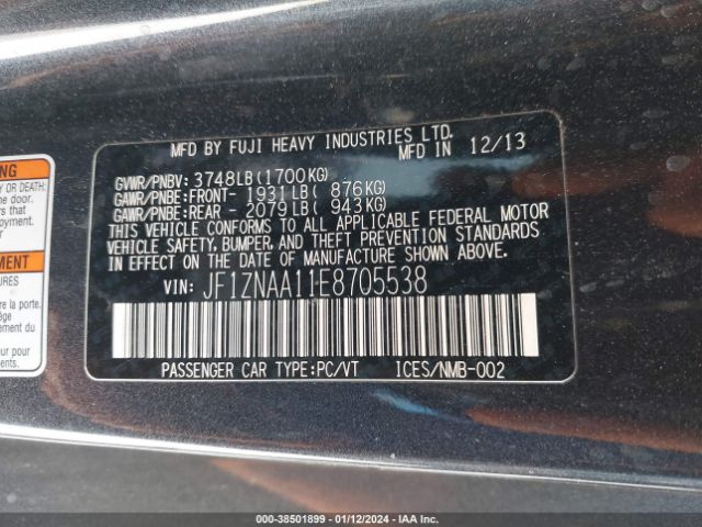 JF1ZNAA11E8705538 Scion FR-S