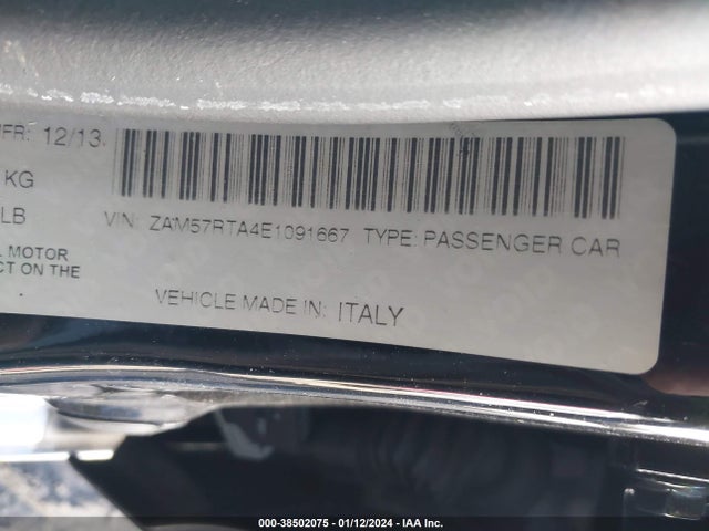 ZAM57RTA4E1091667 Maserati Ghibli S Q4