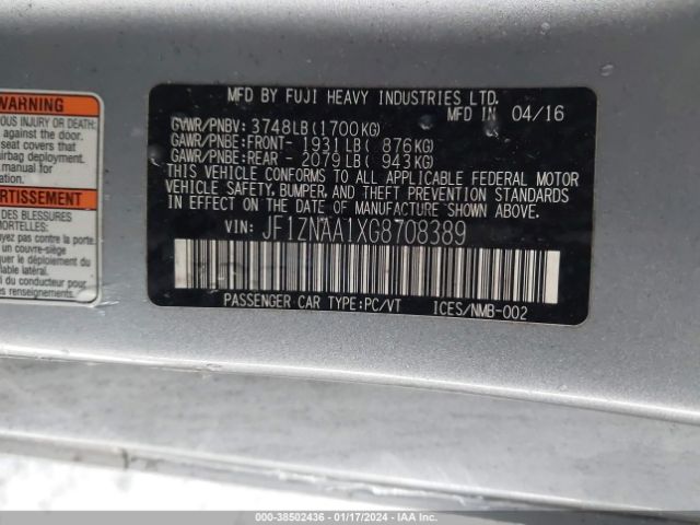 JF1ZNAA1XG8708389 Scion FR-S