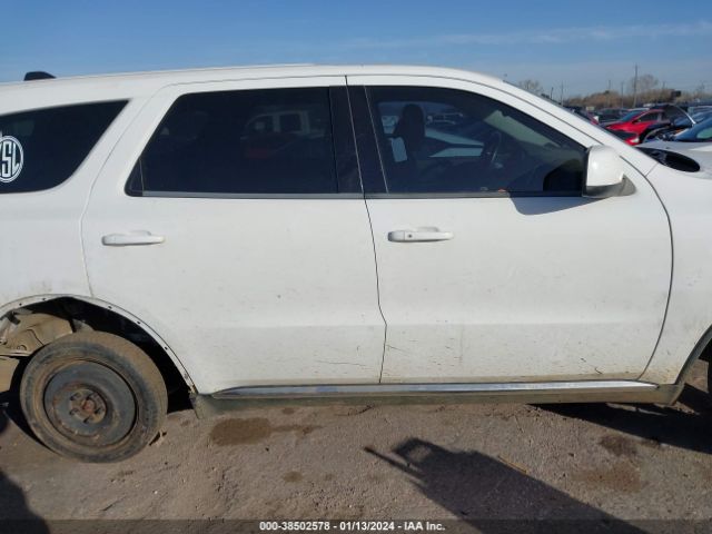 1C4RDHAG0JC384805 Dodge Durango Sxt Rwd