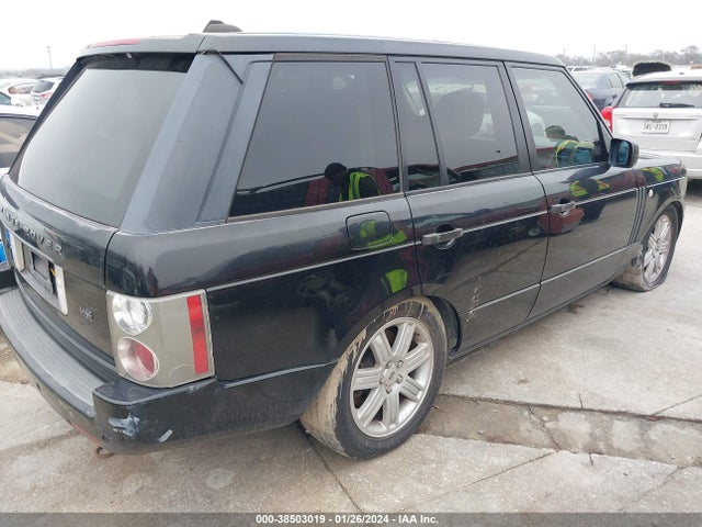 2008 LAND ROVER RANGE ROVER HSE VIN: SALME15438A296070