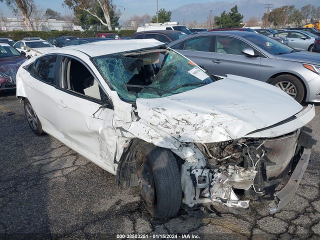 Honda Civic Lx 2020 2HGFC2F65LH595406 Image 1
