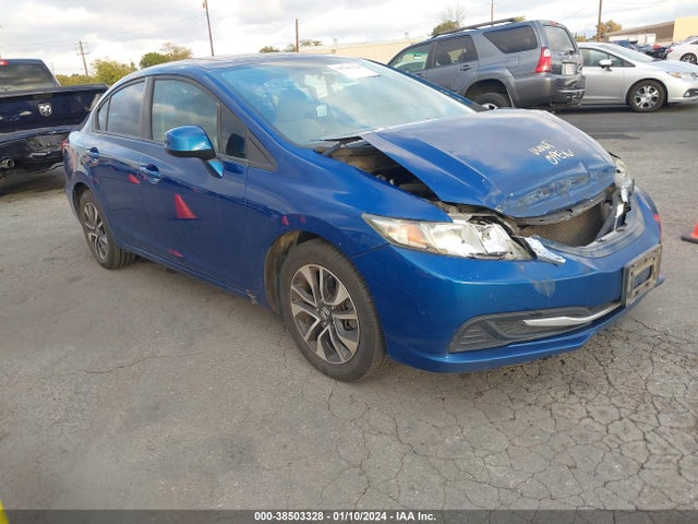 2013 HONDA CIVIC EX VIN: 19XFB2F89DE254493