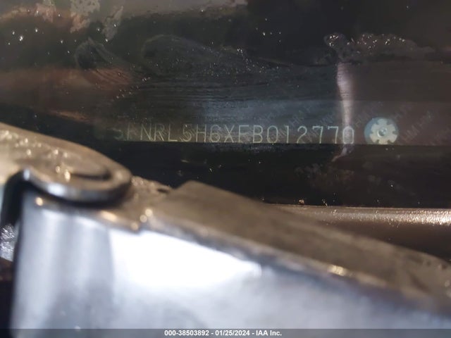 Honda Odyssey Ex-l 2015 5FNRL5H6XFB012770 Image 9