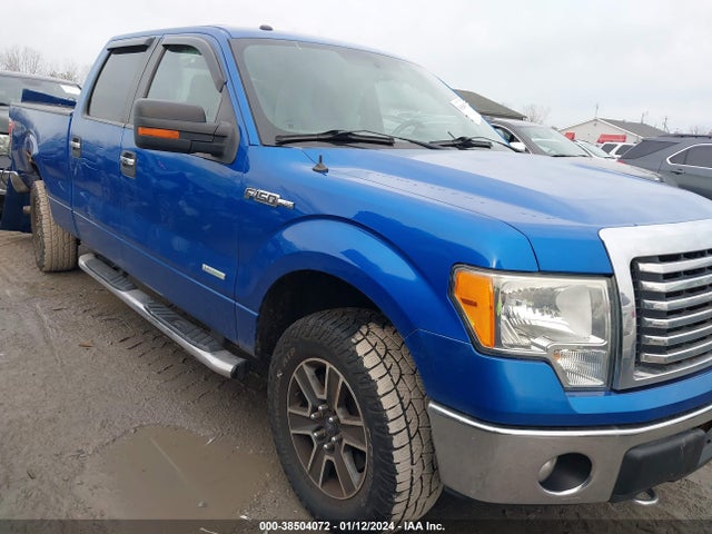 2012 FORD F-150 XLT VIN: 1FTFW1ET6CFC62432
