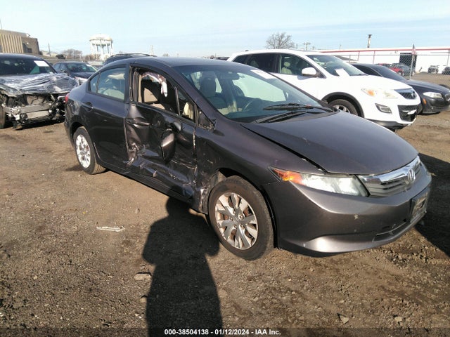 2012 HONDA CIVIC LX VIN: 19XFB2F57CE390898