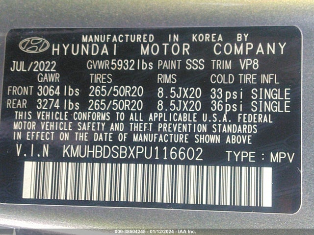 Genesis Gv80 2.5t Awd 2023 KMUHBDSBXPU116602 Image 9