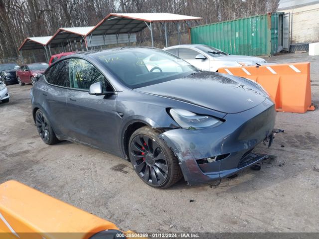 Auction sale of the 2023 Tesla Model Y Awd/performance Dual Motor All-wheel Drive, vin: 7SAYGDEF7PF866490, lot number: 38504369