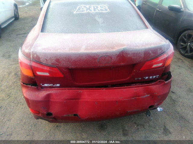 2006 LEXUS IS 250 VIN: JTHCK262565002963