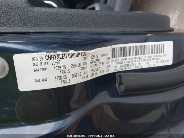 2010 JEEP COMMANDER SPORT VIN: 1J4RG4GK4AC122114
