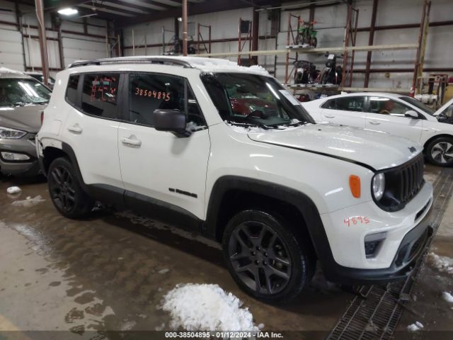 Auction sale of the 2021 Jeep Renegade 80th Anniversary 4x4, vin: ZACNJDBB1MPM63058, lot number: 38504895