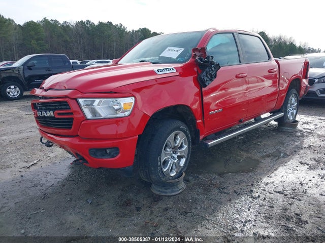 2019 RAM 1500 BIG HORN/LONE STAR 4X4 5'7 BOX VIN: 1C6RRFFG6KN878498