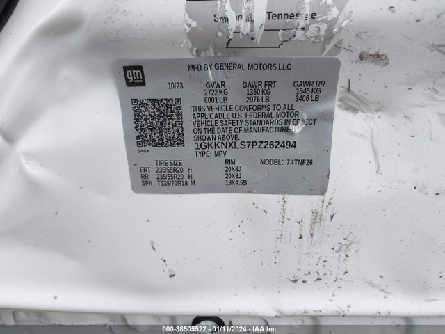 GMC Acadia Awd Denali 2023 1GKKNXLS7PZ262494 Image 9