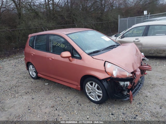 2007 HONDA FIT SPORT VIN: JHMGD38677S067740
