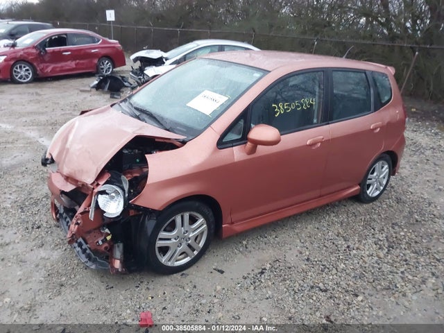 2007 HONDA FIT SPORT VIN: JHMGD38677S067740