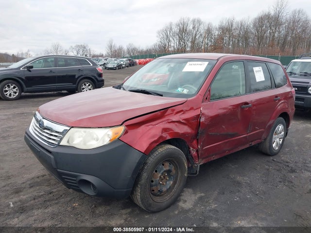 2010 SUBARU FORESTER 2.5X VIN: JF2SH6AC3AH745777