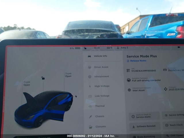 Tesla Model 3 Standard Range Plus Rear-wheel Drive 2021 5YJ3E1EAXMF850845 Image 18