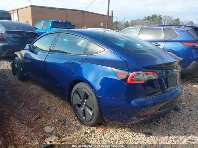 Tesla Model 3 Standard Range Plus Rear-wheel Drive 2021 5YJ3E1EAXMF850845 Image 3