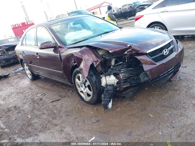 2006 HYUNDAI SONATA GLS V6/LX V6 VIN: 5NPEU46F76H068188