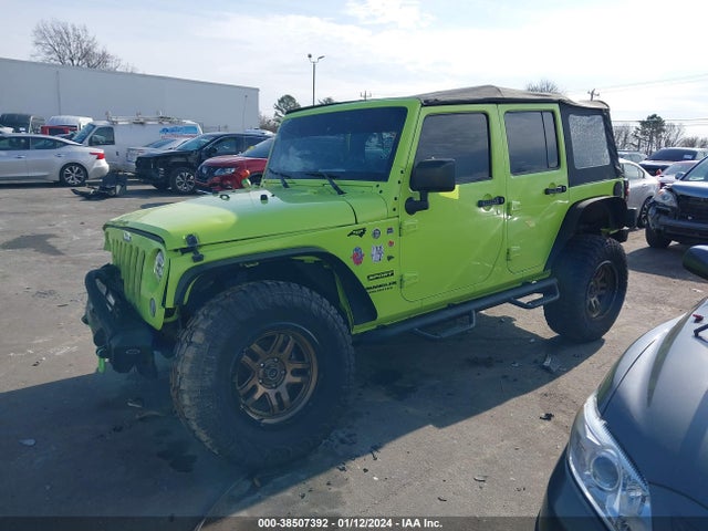 2016 JEEP WRANGLER UNLIMITED SPORT VIN: 1C4BJWDG1GL271786