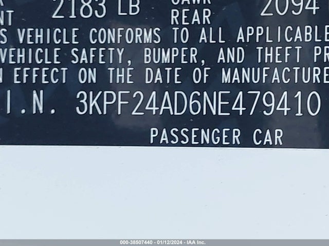 KIA Forte Lxs 2022 3KPF24AD6NE479410 Image 9