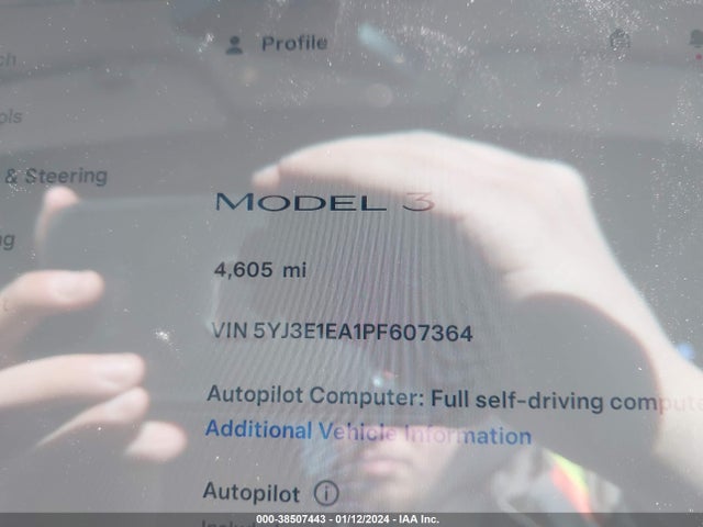 Tesla Model 3 Rear-wheel Drive 2023 5YJ3E1EA1PF607364 Image 7