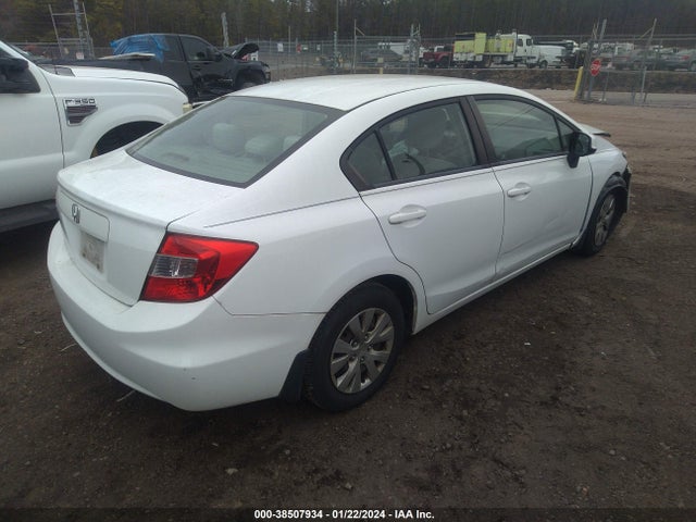 2012 HONDA CIVIC LX VIN: 2HGFB2F55CH304347