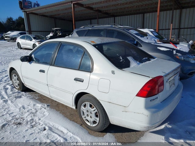 38508272 :رقم المزاد ، 2HGES16521H569875 vin ، 2001 Honda Civic Lx مزاد بيع