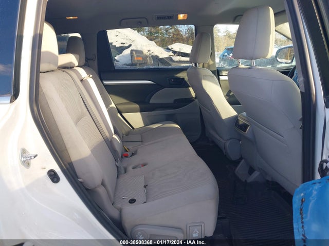 Toyota Highlander Le 2017 5TDBZRFH6HS469103 Image 8