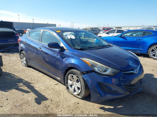 2016 HYUNDAI ELANTRA SE VIN: 5NPDH4AE3GH693591