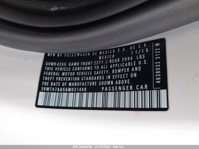 2016 VOLKSWAGEN GOLF GTI 3VWT47AU5GM031440 Photo 8