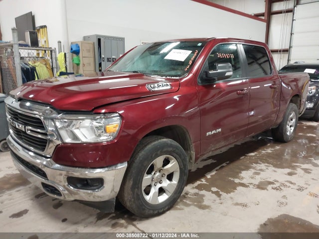 RAM 1500 Big Horn  4x4 5'7 Box 2021 1C6SRFFT7MN522384 Image 2