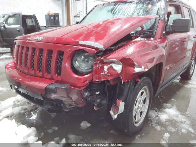 1C4NJRBB1HD196489 Jeep Patriot Sport 4x4