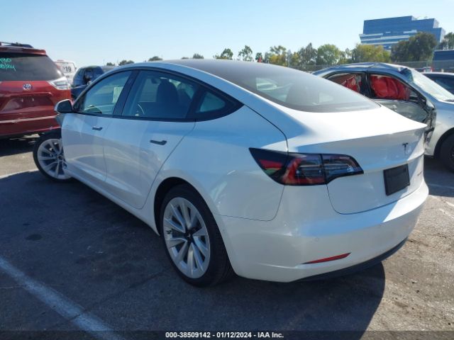2022 TESLA MODEL 3 5YJ3E1EB3NF319769 Photo 2
