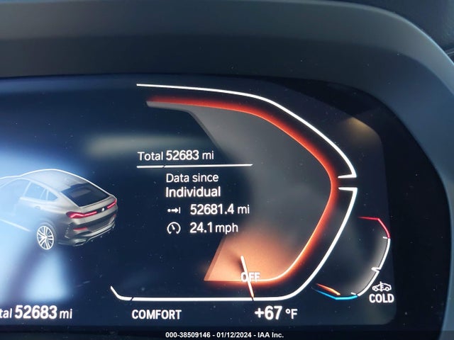 2021 BMW X6 SDRIVE40I VIN: 5UXCY4C07M9E35447