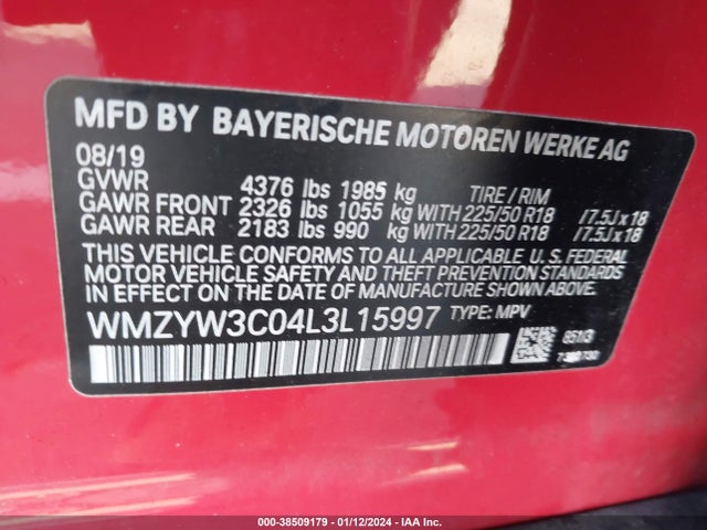 2020 MINI COUNTRYMAN WMZYW3C04L3L15997 Photo 8