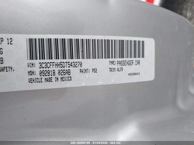 2013 FIAT 500 3C3CFFHH5DT543270 Photo 8