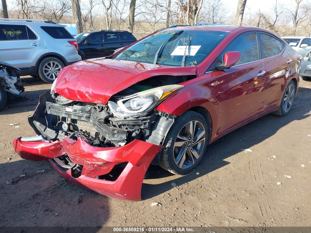 2014 HYUNDAI ELANTRA LIMITED VIN: 5NPDH4AE9EH473692