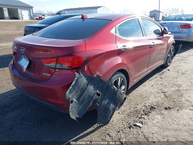 2014 HYUNDAI ELANTRA LIMITED VIN: 5NPDH4AE9EH473692