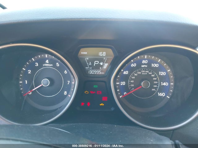 2014 HYUNDAI ELANTRA LIMITED VIN: 5NPDH4AE9EH473692