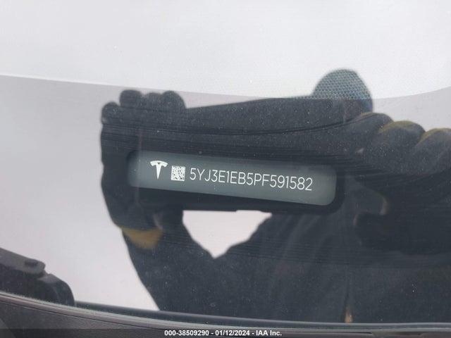 2023 TESLA MODEL 3 LONG RANGE DUAL MOTOR ALL-WHEEL DRIVE VIN: 5YJ3E1EB5PF591582
