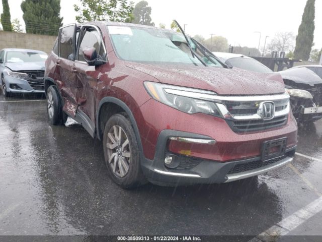 2021 Honda Pilot 2wd Ex-l მანქანა იყიდება აუქციონზე, vin: 5FNYF5H55MB001053, აუქციონის ნომერი: 38509313